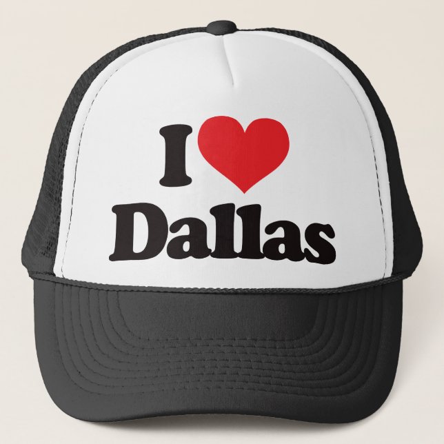 Boné Eu amo Dallas (Frente)