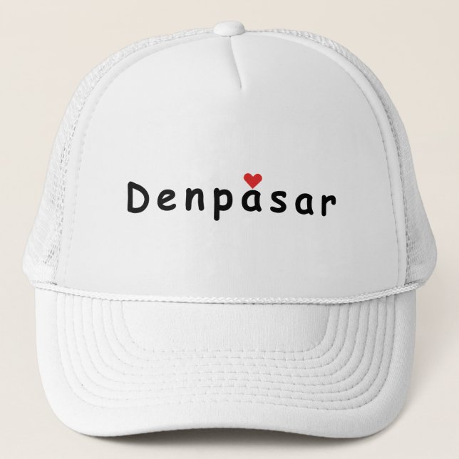 Boné Eu amo Denpasar (Frente)