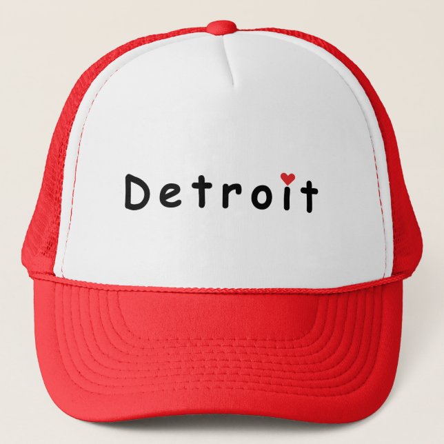 Boné Eu amo Detroit (Frente)