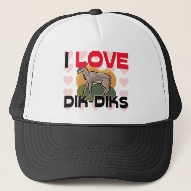 Boné Eu amo Dik-Diks (Frente)