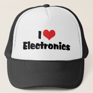 Boné Eu Amo Eletrônica
