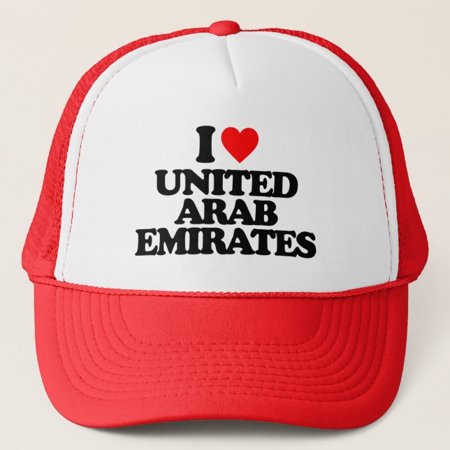 BONÉ EU AMO EMIRADOS ÁRABES UNIDOS (Frente)