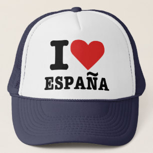 Boné Eu amo España - espanha