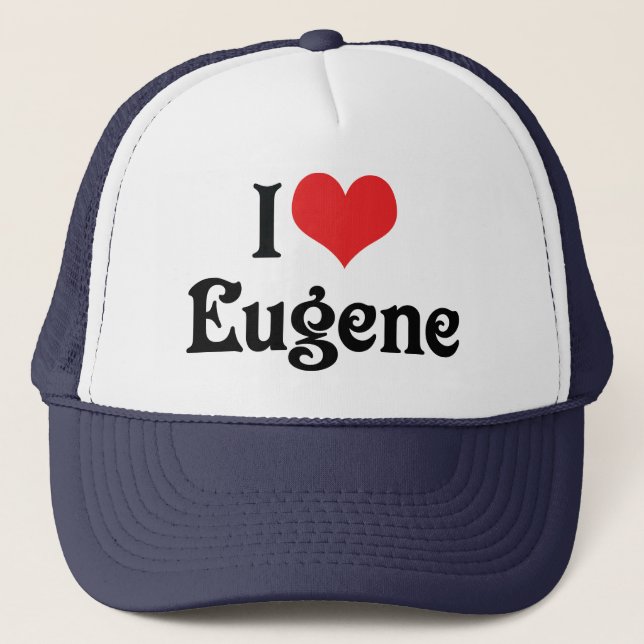 Boné Eu Amo Eugene (Frente)