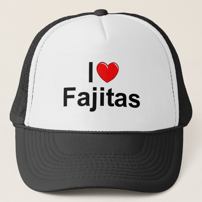 Boné Eu amo Fajitas (do coração) (Frente)