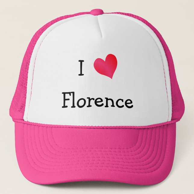 Boné Eu Amo Florence (Frente)