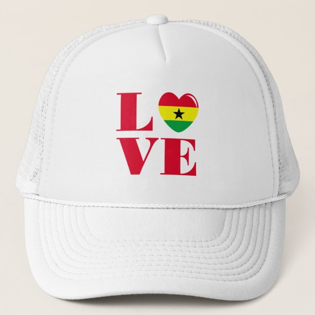 Boné Eu amo Gana (Frente)