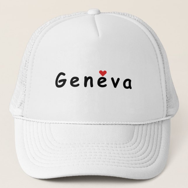 Boné Eu amo Genebra (Frente)