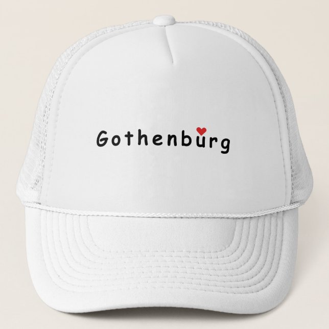 Boné Eu amo Gotemburgo (Frente)