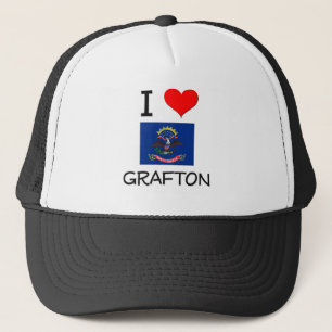 Boné Eu amo Grafton North Dakota