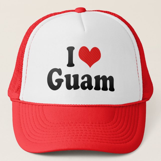Boné Eu amo Guam (Frente)