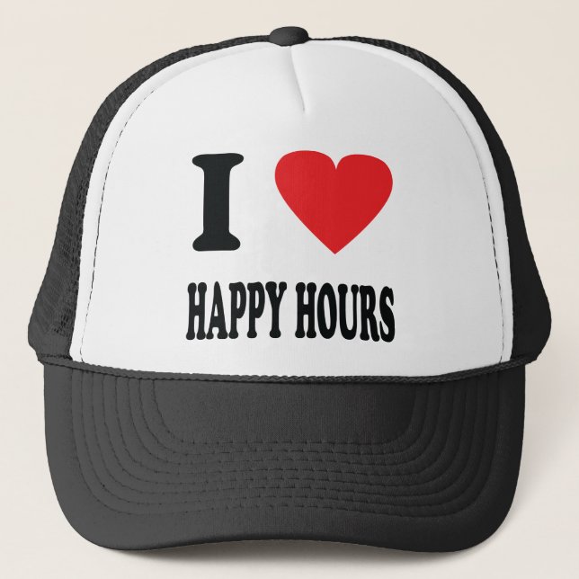 Boné Eu amo happys hour (Frente)