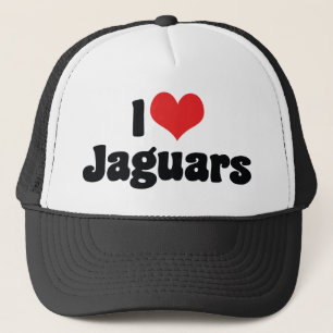 Boné Eu Amo Heart Jaguars