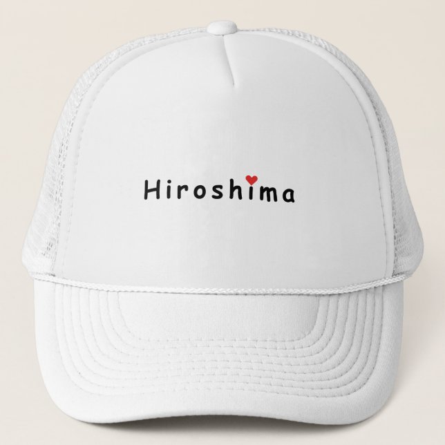 Boné Eu amo Hiroshima (Frente)