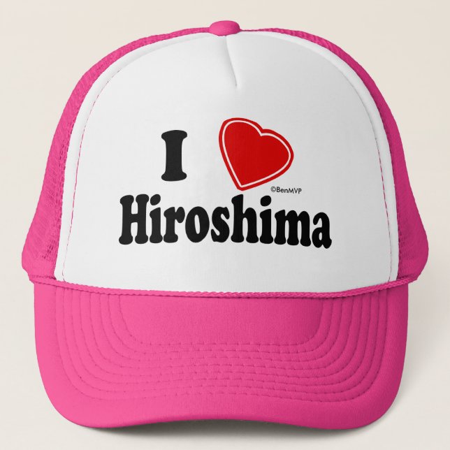 Boné Eu amo Hiroshima (Frente)