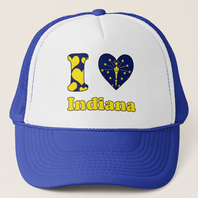 Boné Eu amo Indiana (Frente)