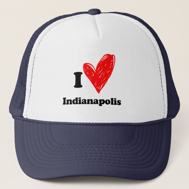 Boné Eu amo Indianápolis (Frente)