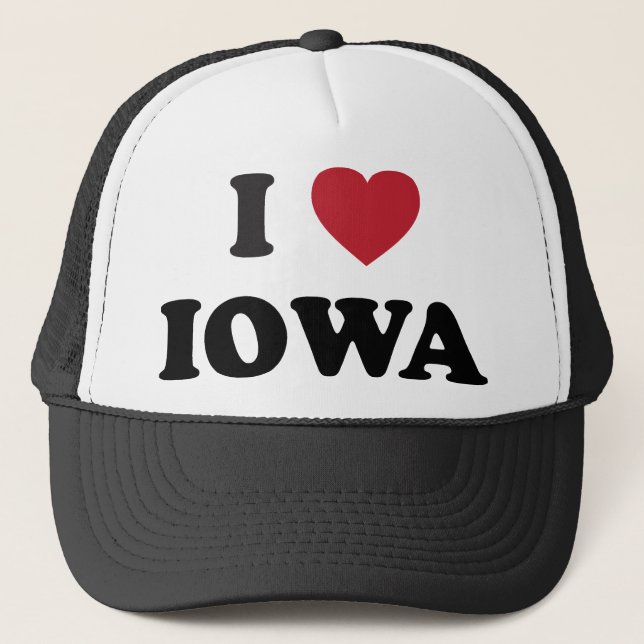 Boné Eu amo Iowa (Frente)