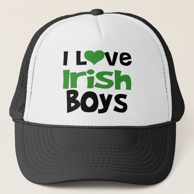 Boné Eu amo Irish Boys (Frente)