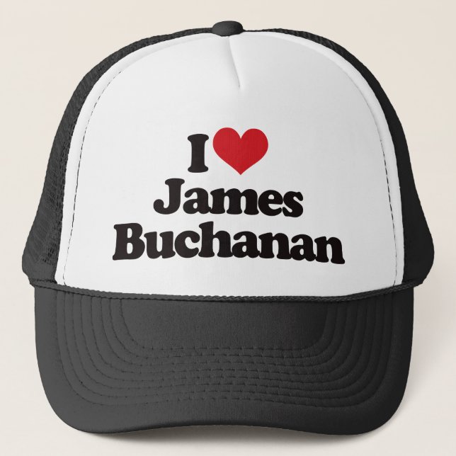 Boné Eu amo James Buchanan (Frente)