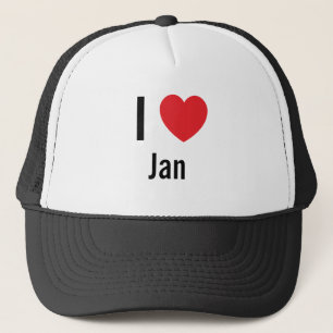 Boné Eu amo Jan