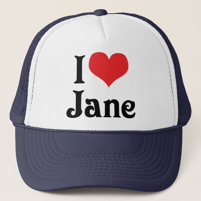 Boné Eu Amo Jane (Frente)
