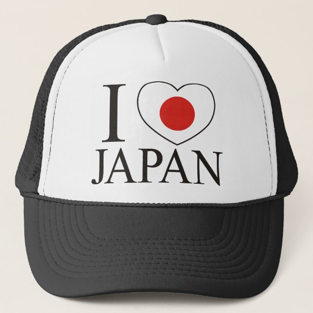 Boné Eu amo Japão (Frente)