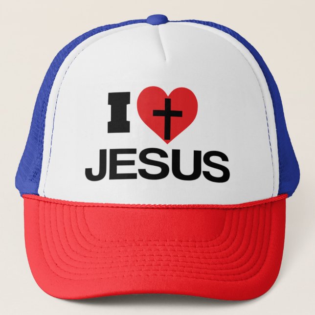 Boné Eu Amo Jesus Hat (Frente)