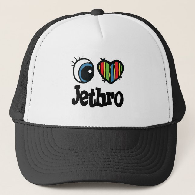 Boné Eu amo Jethro (Frente)