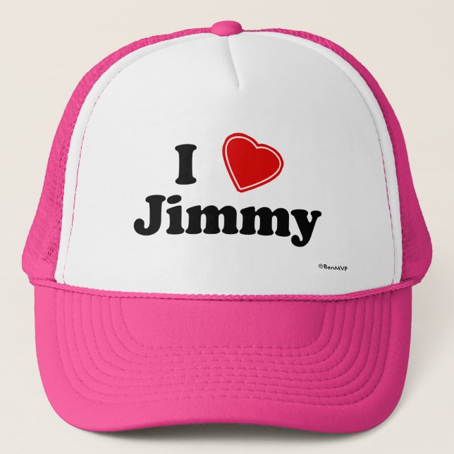 Boné Eu amo Jimmy (Frente)