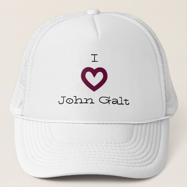 Boné Eu amo John Galt (Frente)