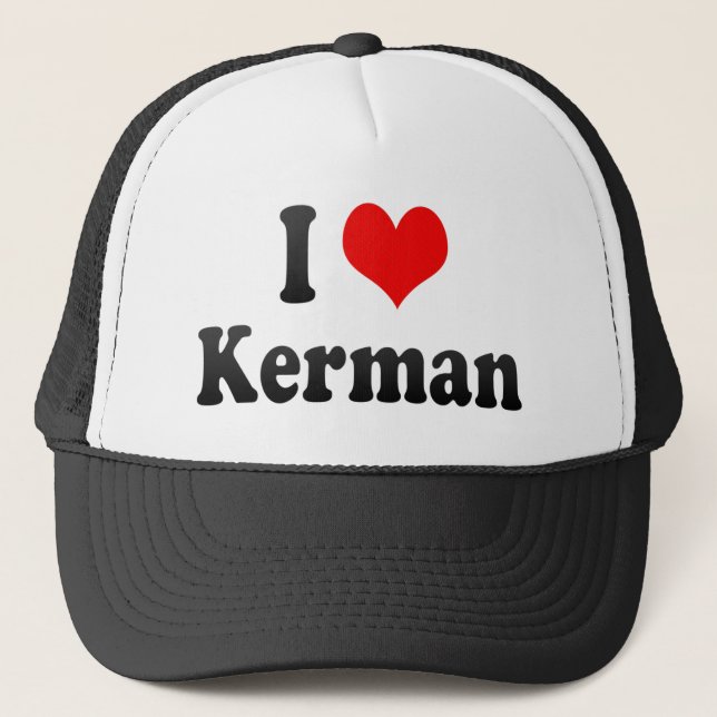 Boné Eu amo Kerman, Irã (Frente)