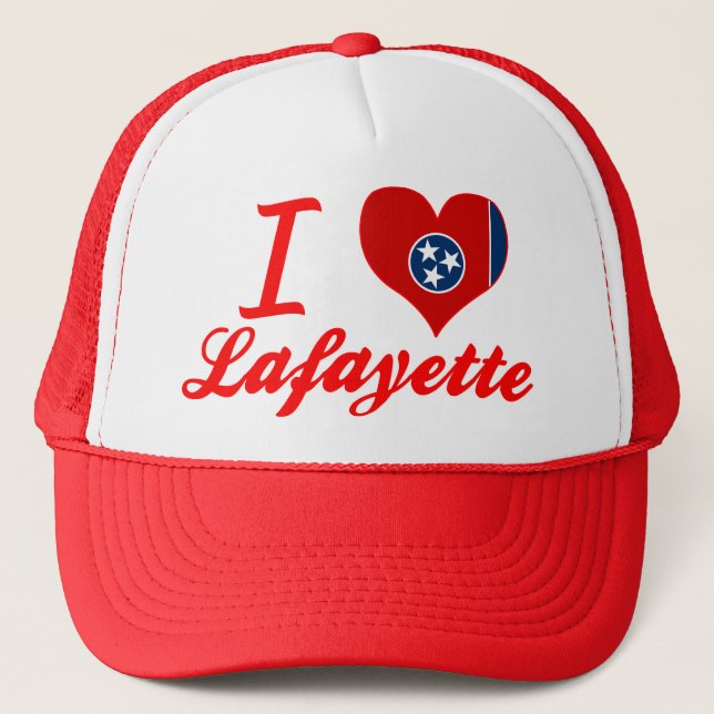 Boné Eu amo Lafayette, Tennessee (Frente)