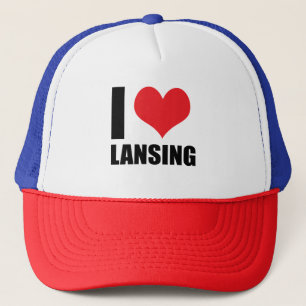Boné Eu amo Lansing