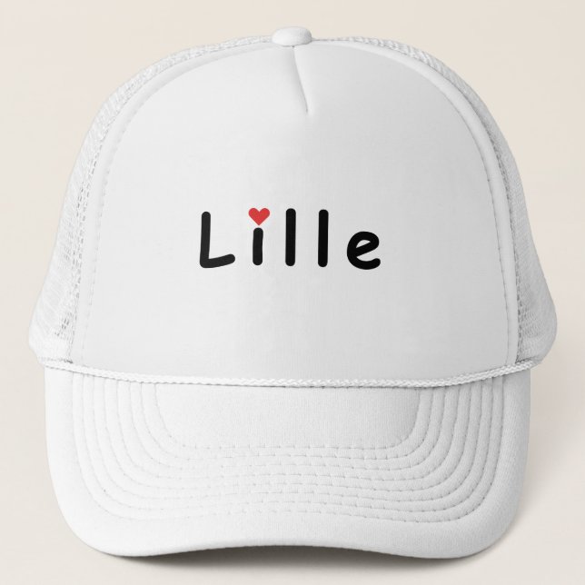 Boné Eu amo Lille France (Frente)