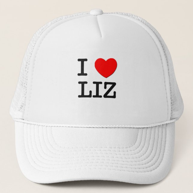 Boné Eu amo Liz (Frente)