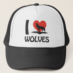 Boné Eu amo Lobos