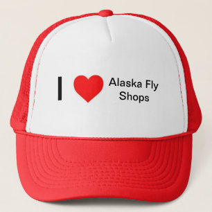 Boné Eu amo lojas da mosca de Alaska