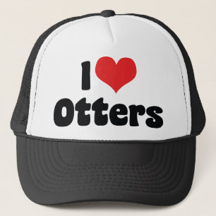 Boné Eu Amo Lontras do Coração