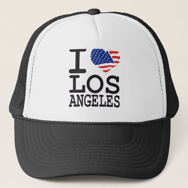 Boné Eu amo Los Angeles (Frente)