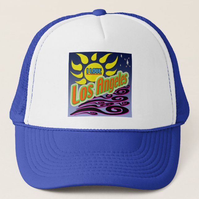 Boné "EU AMO Los Ângulos: Luz do Sol Noturno" (Frente)