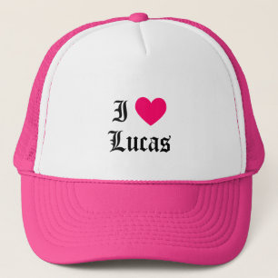 Boné Eu amo Lucas