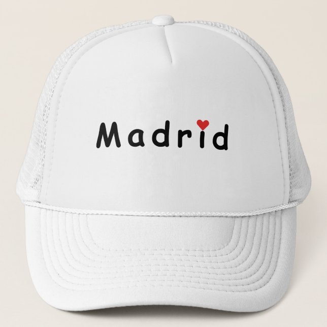 Boné Eu amo Madrid (Frente)