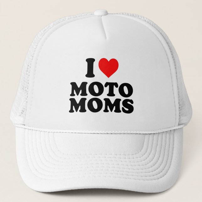 Boné eu amo mães de moto (Frente)