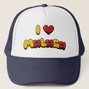 Boné Eu Amo Málaga
