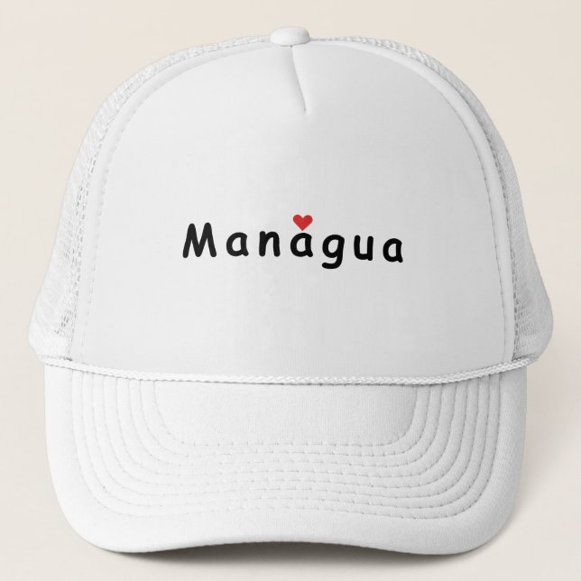 Boné Eu amo Managua (Frente)