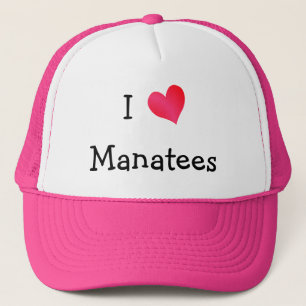 Boné Eu Amo Manatees