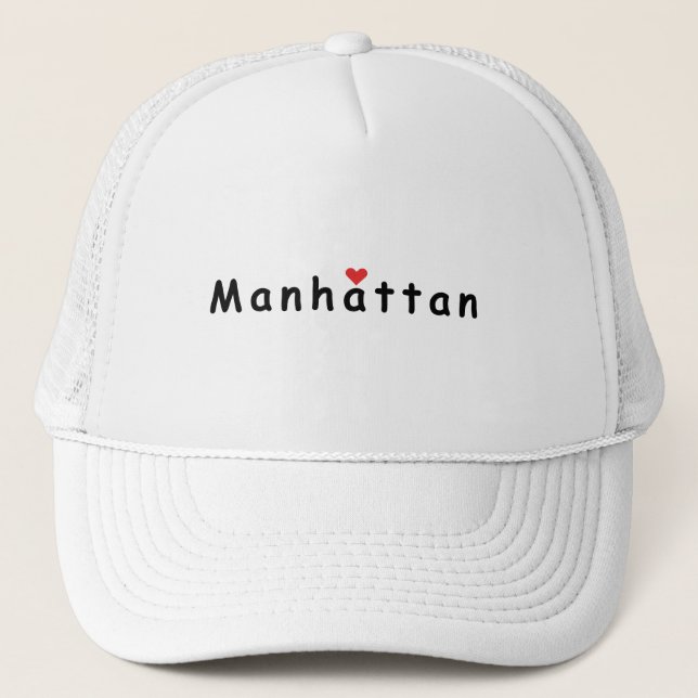 Boné Eu amo Manhattan (Frente)