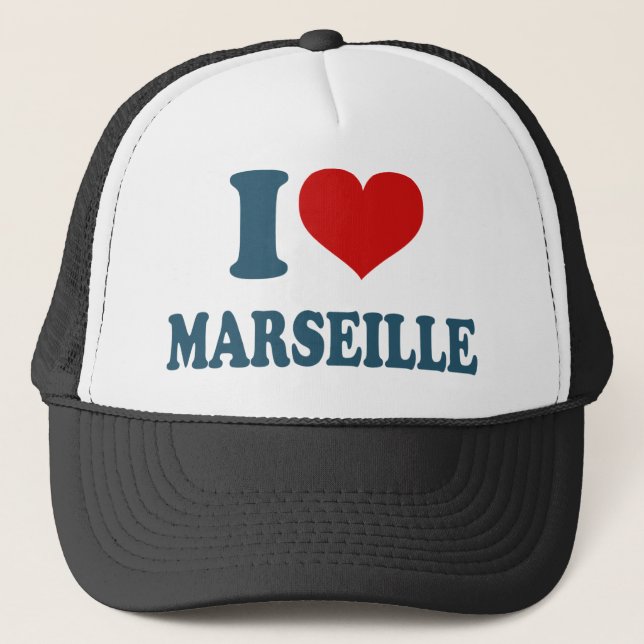 Boné Eu Amo Marselha (Frente)