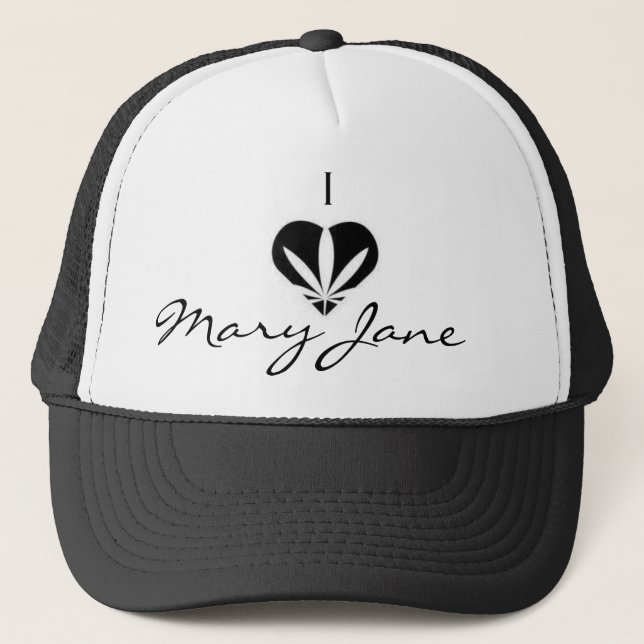 Boné eu amo Mary Jane (Frente)